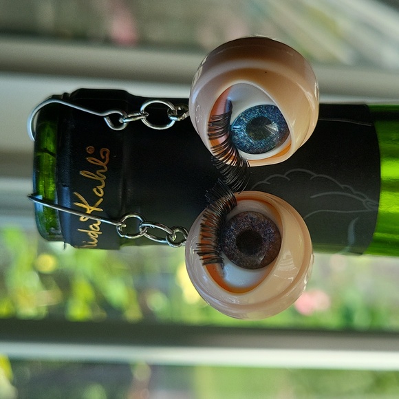 👀 Brand new blinking doll eye earrings - blue - Picture 8 of 8